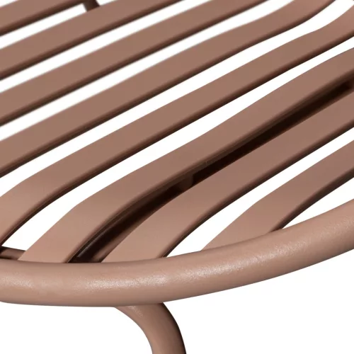 Bruce garden lounge chair with footrest