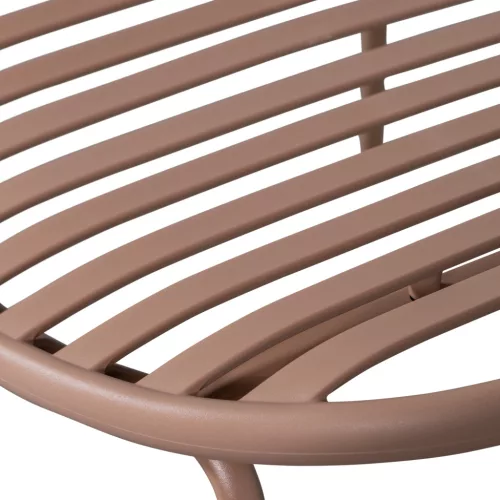 Bruce garden lounge chair with footrest