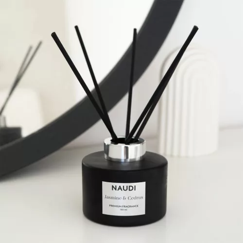 Naudi pálcás diffúzor, Jasmine & Cedrus