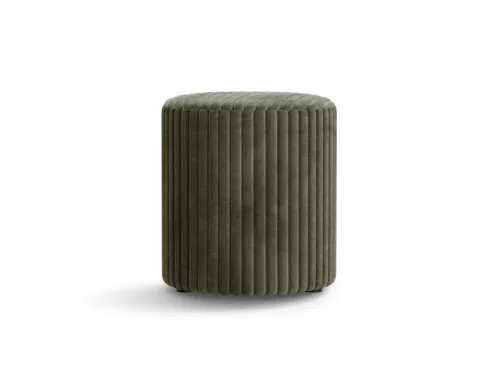 Dia puff 40cm Corduroy Tilia 37 / Mohazöld