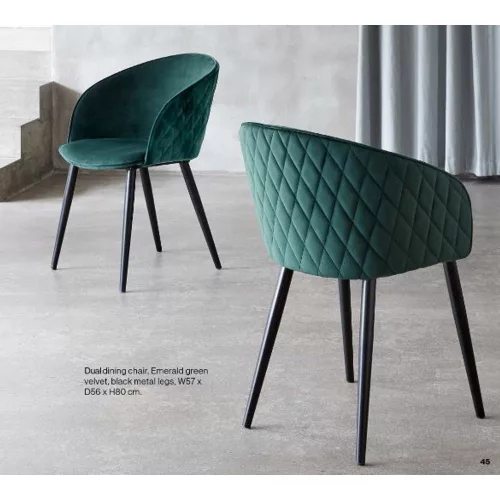 Dual design karfás szék