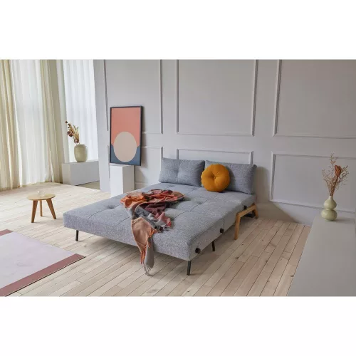 Cubed 160 wood sofa bed