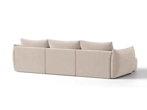 Bloom 6 személyes moduláris sarokkanapé, balos, szövet