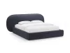 Ovalo ágyneműtartós ágy, zsenília