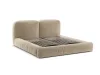Martina ágyneműtartós ágy, bársony