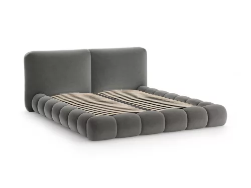 Solange ágyneműtartós ágy, bársony