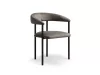 Lea design szék, sötétszürke, bársony, 56.5 x 53.5 x 74 cm, Magic Velvet 2241
