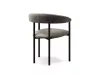 Lea design szék, sötétszürke, bársony, 56.5 x 53.5 x 74 cm, Magic Velvet 2241