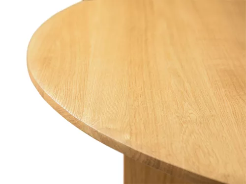 Charlotte étkezőasztal, natúr tölgy, fa, 120 x 120 x 76 cm