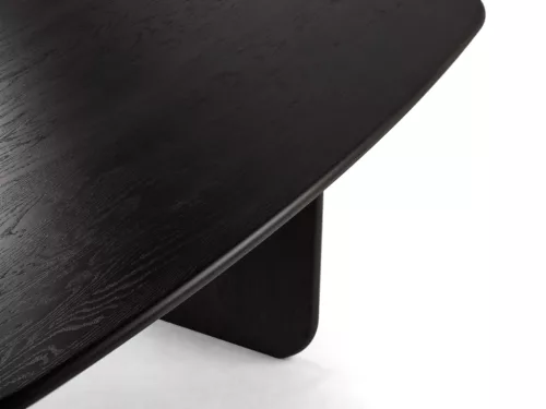 Lana étkezőasztal, fekete tölgy, fa, 220 x 110 x 76 cm
