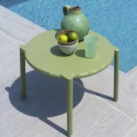 Plastic outdoor side tables