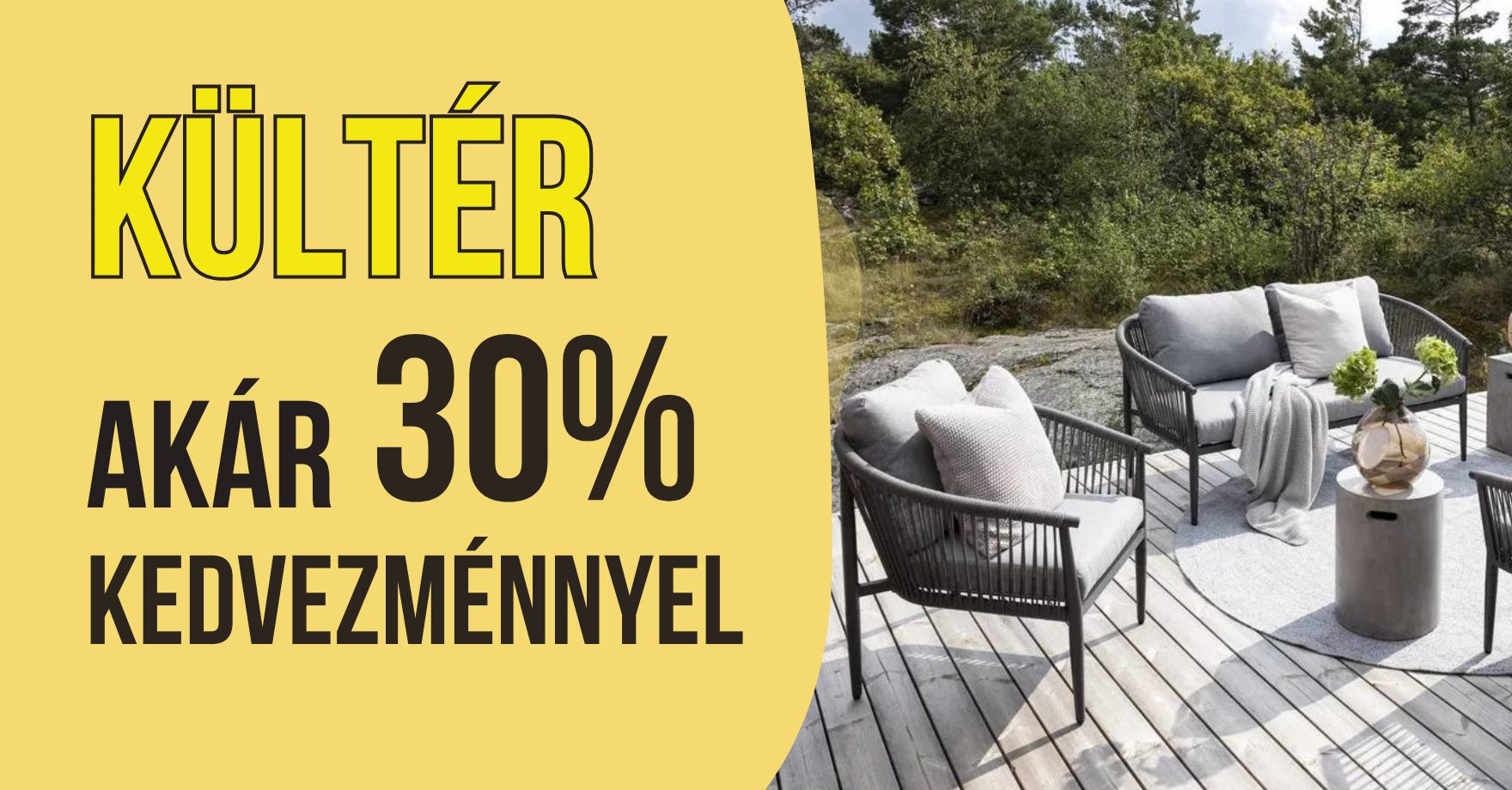 SALE kültéri bútorok